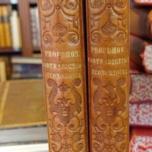 SYSTEMA DES CONTRADICTIONS ECONOMIQUES OO PHILOSOPHIE DE LA MISÈRE. Deuxieme edition.