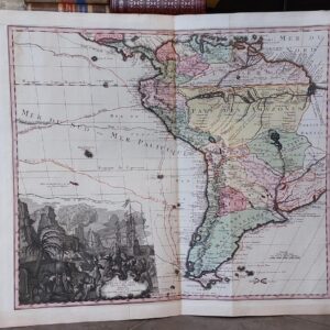 Le Pays de Perou et Chili selon les observations nouvelles dessiné dessiné par Math. Seutter, geographe de l'Empereur d'Augspourg
