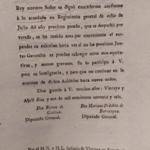 AUNQUE SE HAVIA COMENZADO A EXIGIR LOS ARBITRIOS ESTABLECIDOS PARA SATISFACER EL PRESTAMO QUE EL REY nuestro Señor se dignó concederme...